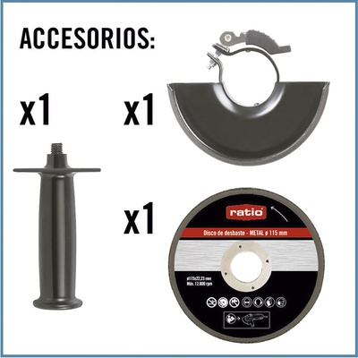 Amoladora Angular Share System Ratio Pro Xf18v